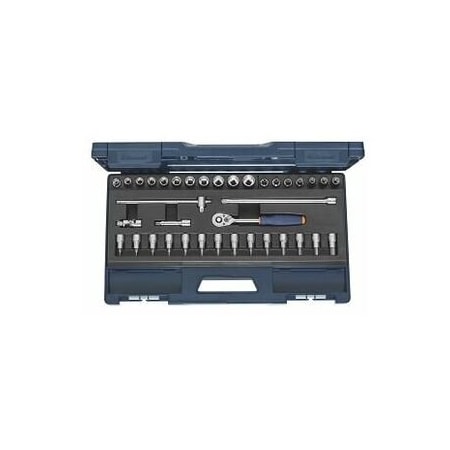 Garant 37 Pc 3/8 inch Drive Socket Set, 12 pt, 8 mm to 19 mm 634799 12